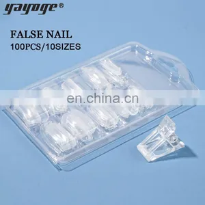 Factory Price Unique Nail Art Design False Nail Tips Set 10 Pcs Kit OEM ODM for Nail Salon thumbnail-6