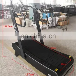 Treadmill Commercial Woodway Curved Treadmill Fitness Gym Equipment Machine Air Runner Self Generating thumbnail-3