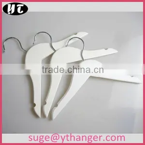WKL158 White Children Hangers Silver Color Hangers Wood thumbnail-1