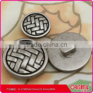 High Quality Classical Plastic Shank Button With Knit Pattern thumbnail-2