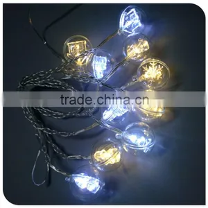 Cotton Ball Light String Christmas Decor Wholesale Clear Cable Christmas Ball Ornaments thumbnail-2