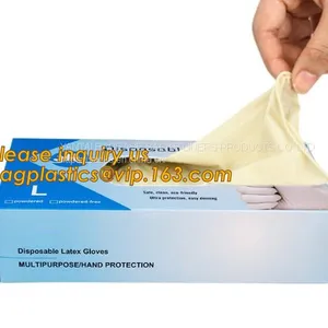 Disposable Latex Glove Medical Examination Gloves,Medical Natural Latex Examination Glove no Powder,disposable Medical Gloves thumbnail-2