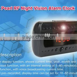 V26 Black Pearl RF Night Vision Alarm Clock thumbnail-1