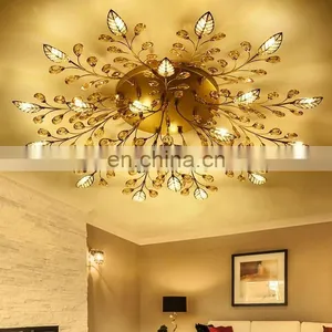 Acrylic Modern Luxury Decorative Indoor Bedroom LED Ceiling Light thumbnail-2