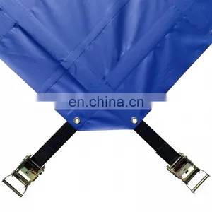 8x4 Manual Roll up Pvc Tarp Waterproof Above Ground Swimming Pool Cover With Aluminum Support thumbnail-5