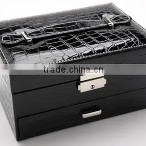 High Quality Faux Leather Jewelry Display Storage Box,makeup Jewelry Box,jewelry Travel Carrying Case thumbnail-4