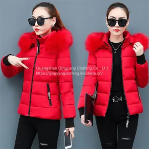 Winter Warm Cotton Padded Jackets Hooded Female Down Jacket Thick Ladies Down Coat Plus Size Puffer Jacket Women thumbnail-3