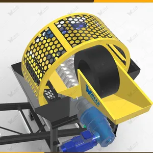 Walle Industry Truck Tire Recycling Machine Truck Car Tire Recycling Equipment thumbnail-3