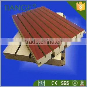 Low Frequency Absorb Wooden Grooved Acoustic Wall Panel thumbnail-1