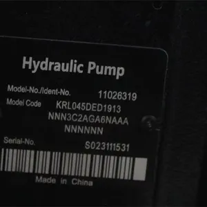 Hydraulic Piston Pump KRL045 KRL KRR KRL045DPC21NNNNN3C2NFA6NAAANNNNNN S13272 Hydraulic Motor thumbnail-3