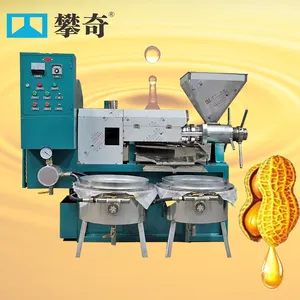 Small Scale Cooking Oil Making Machine 100 - 500 Kg Per Hour Cold and Hot Press Oil Extraction Machine Oil Press Machine for Groundnuts &Peanuts thumbnail-1