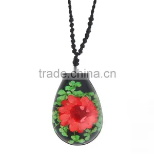 Lovely Gift Real Flowers Resin Fashion Pendant thumbnail-1