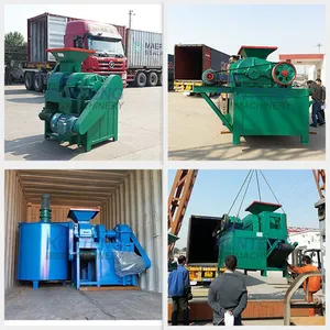 Coke Powder Molding Machine Pillow Shape Roller Type Coal Ball Press Machine EPC thumbnail-3