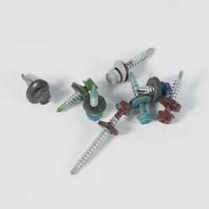 Drilling Screw for Industrial Construction Wall Cladding 410 Stainless Steel Yellow Zinc Full Sizes Free Samples thumbnail-5