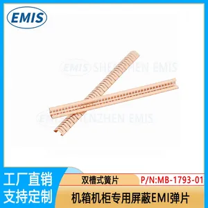 Berryllium Copper Fingerstock and Gaskets EMI Spring EMI Spring Electromagnetic Interference Shielding thumbnail-1