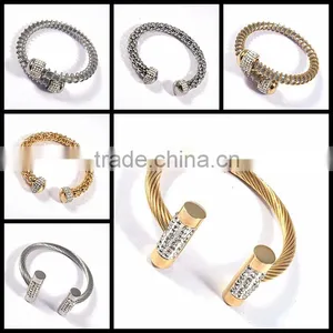 New Products Wholesale Fashion Jewelry Gold Bangles thumbnail-1
