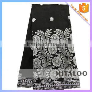 Mitaloo MGP0042 Nice Design George Lace Embroidery Fabric For Party thumbnail-4