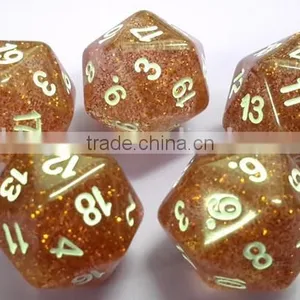 High Quality Plastic Dice Box With Glitter Effect thumbnail-2