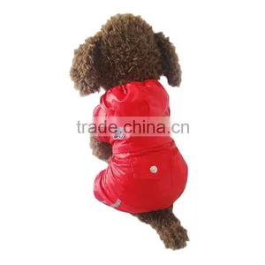 Wholesale Large Dog Clothes Red Dog Air Force Raincoat thumbnail-5