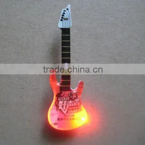 Customized Guitar Shaped LED Light Badge Pins thumbnail-1