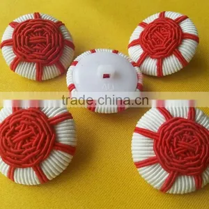 High Fashion Cord Braided Fabric Covered Button For Ladies --- F1536 thumbnail-2