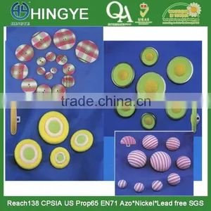 Fabric Covered Button --- F1410 thumbnail-1