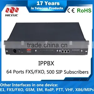 192 FXO/FXS Modules IPPBX Free Sip Phone Call Voip Pbx System,IVR Services Voice Record Quality Choice thumbnail-3