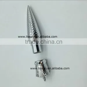 High-end Lipstick Container With Gold/Silver Plated Body and Crown Cap thumbnail-5