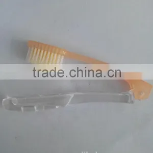 2014 High Quality Customized Plastic Travel Folding Toothbrush thumbnail-1