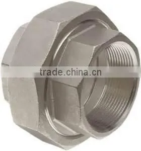 1/2 Inch NPT Thread Fittings Stainless Steel Union Fitting thumbnail-2