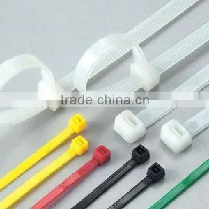 Factory Directly Sell Heavy Duty 4*200mm Plastic Zip Tie Self-locking Nylon Cable Tie thumbnail-1