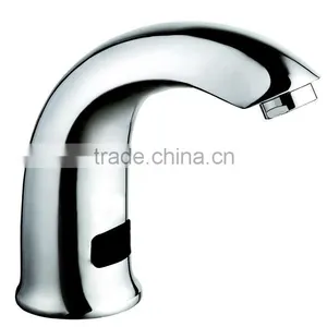Luxury Brass Infrared Tap Sensor, Deck Mounted Sensor Tap For Cold Water Only, Chrome Finishing thumbnail-1