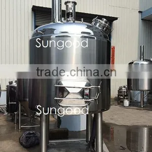 Sungood 7bbl/10bbl/15bbl/20bbl/30bbl Steam Heating Mash Lauter Tun With VSD Mixer/Rakes/Plow thumbnail-1