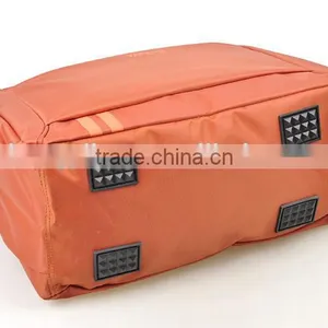 Wholesale Large Capacity Solid Color Polyester Travel Tote Bag With Long Strap thumbnail-3