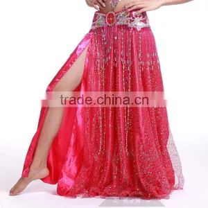 Sexy One Side Split Girls Wearing Long Skirts thumbnail-1