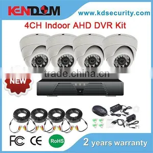 4ch DVR System for Indoor Use, Support PTZ/P2P/3G 4 Channel Cctv Camera System CCTV Kit thumbnail-1