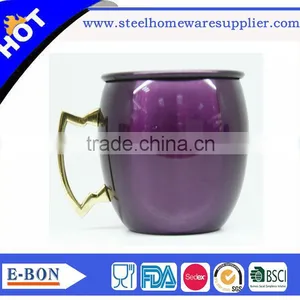 High Quality Stainless Steel Color Mule Mug for Advanced Restaurant thumbnail-2