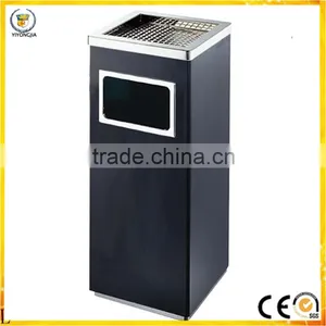 Painting Metal Classical Fashion Open Side Lobby Floor Trash Bin thumbnail-1
