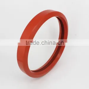 8" Grooved Coupling Gasket, Concrete Rubber Seal Pipe Fitting Groove Coupling thumbnail-1