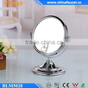Golden Double Side Brass Mirror Decktop Makeup Mirror thumbnail-6
