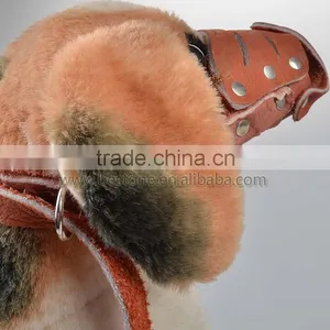 Pure Leather Pet Dog Toe Clip Mask thumbnail-3