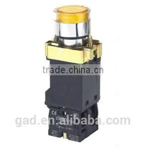 GB2-BW3541 CNGAD Yellow Illuminated With Neon Lamp Button Switch thumbnail-1