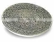 Round Tibetan Designs Metal Incense Holders thumbnail-1