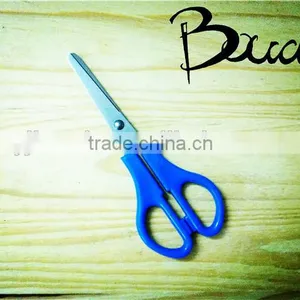5" Stationery Stainless Steel School Scissors With Ruler Blade BD-S1649 thumbnail-1