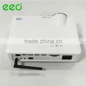 2015 Eeo 1080P 3D Home Theater DLP Projector White COLOR, 2015 NEW Projector thumbnail-1