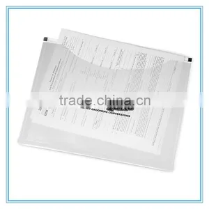 Dongguan Factory Cheap Price Document Plastic Clear File Folder /document Bag thumbnail-1