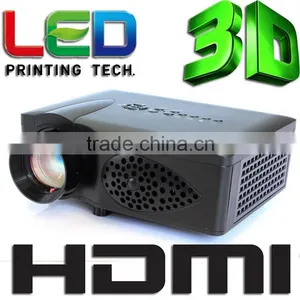 2015 Newest LED Projector Mini Pico Portable Projector TV AV VGA USB & SD With VGA HDMI Home Theater Projectors Projeto thumbnail-1