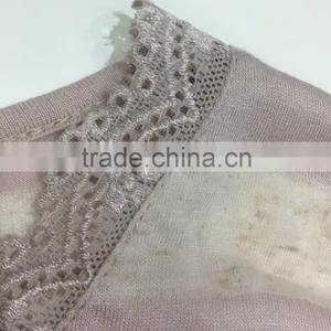 Soft Linen Ladies Long Sleeve Nightgown Set thumbnail-3
