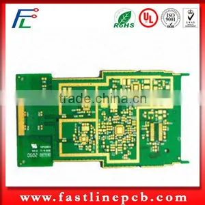 8 Layer Enig With Gold Finger Rigid HDI PCB thumbnail-4