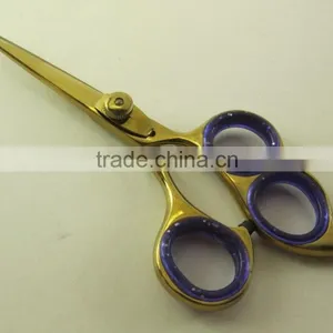 Gold Color Barber Scissors Free Shipping 50 Pieces thumbnail-4